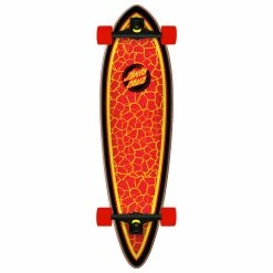 Santa Cruz Flame Dot Pintail Cruiser Longboard