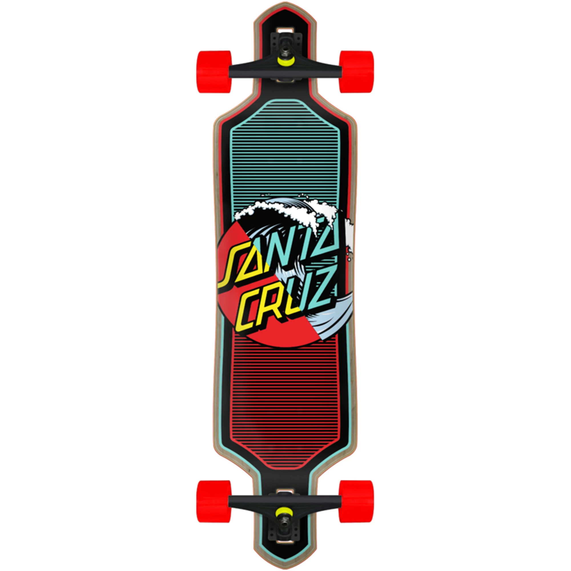 Santa Cruz Wave Dot Splice Drop Thru Cruiser Longboard 3 Santa Cruz Wave Dot Splice Drop Thru Cruiser Longboard
