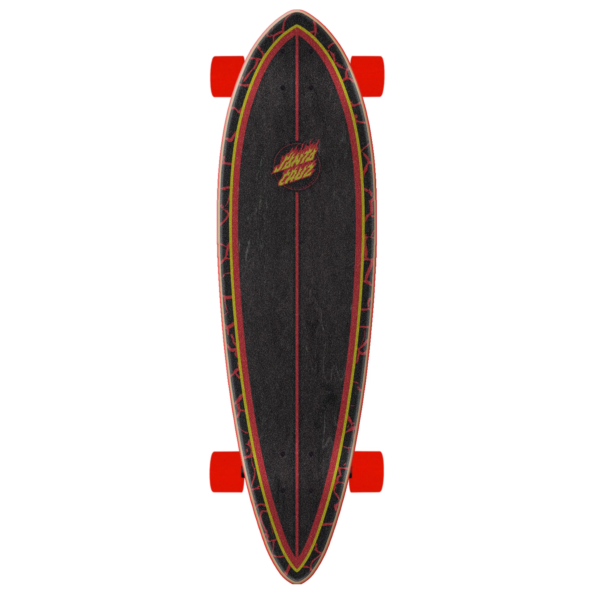 Santa Cruz Flame Dot Pintail Cruiser Longboard 4 Santa Cruz Flame Dot Pintail Cruiser Longboard - Image 2