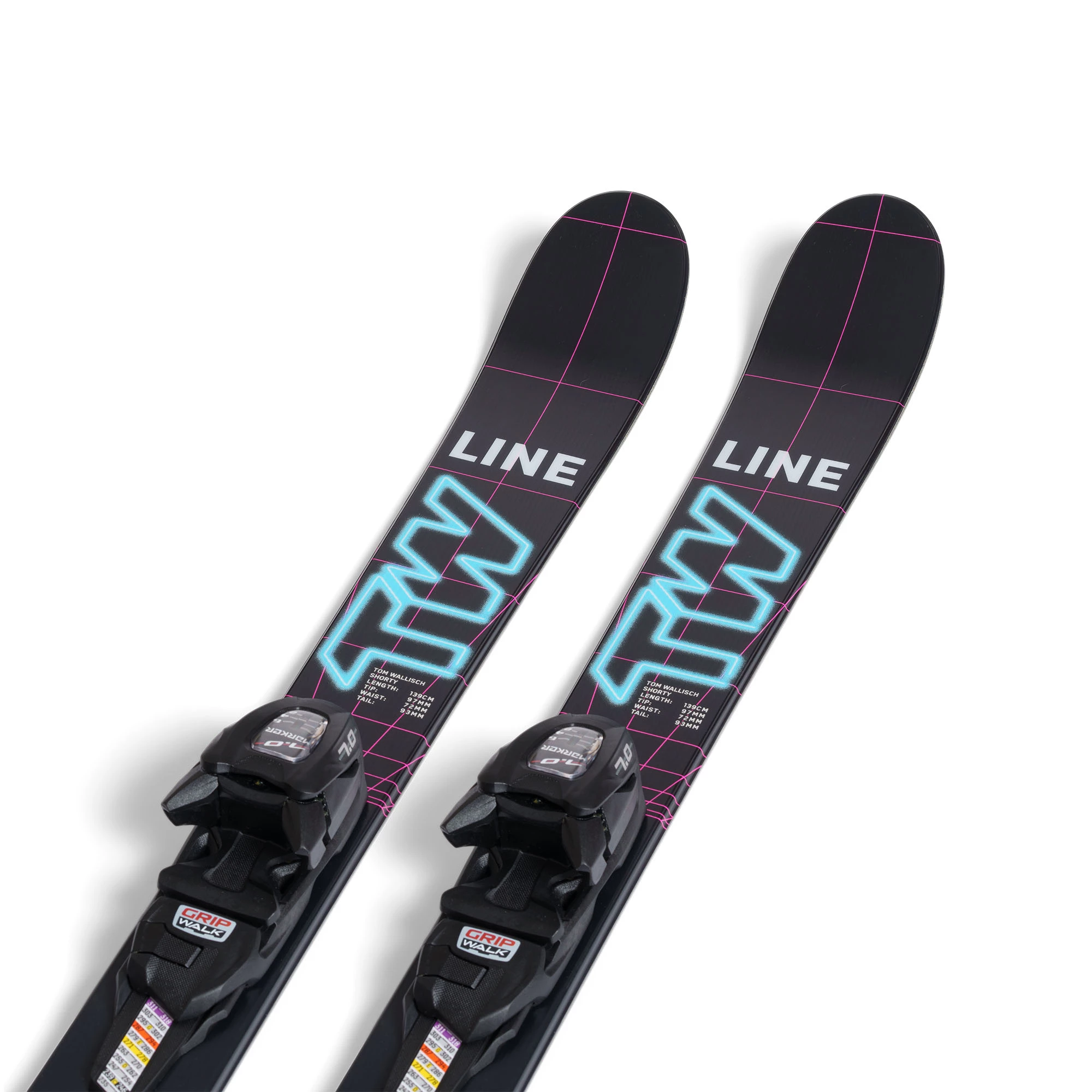 LINE Kids Tom Wallisch Shorty Skis With 7.0 Bindings 23 5 LINE Kids Tom Wallisch Shorty Skis With 7.0 Bindings 23 - Image 3