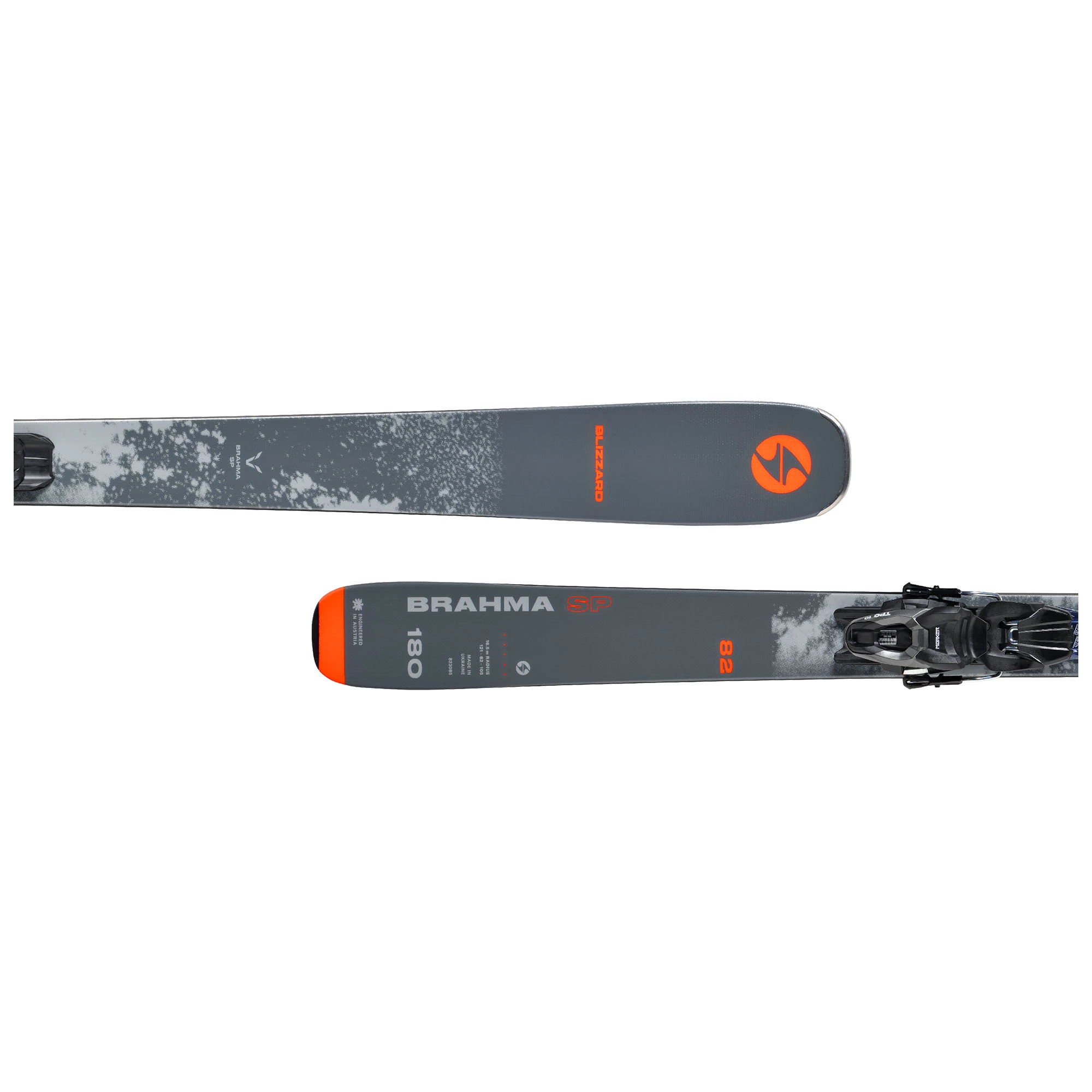 Blizzard Mens Brahma 82 Skis With TP10 Bindings 23 4 Blizzard Mens Brahma 82 Skis With TP10 Bindings 23 - Image 2