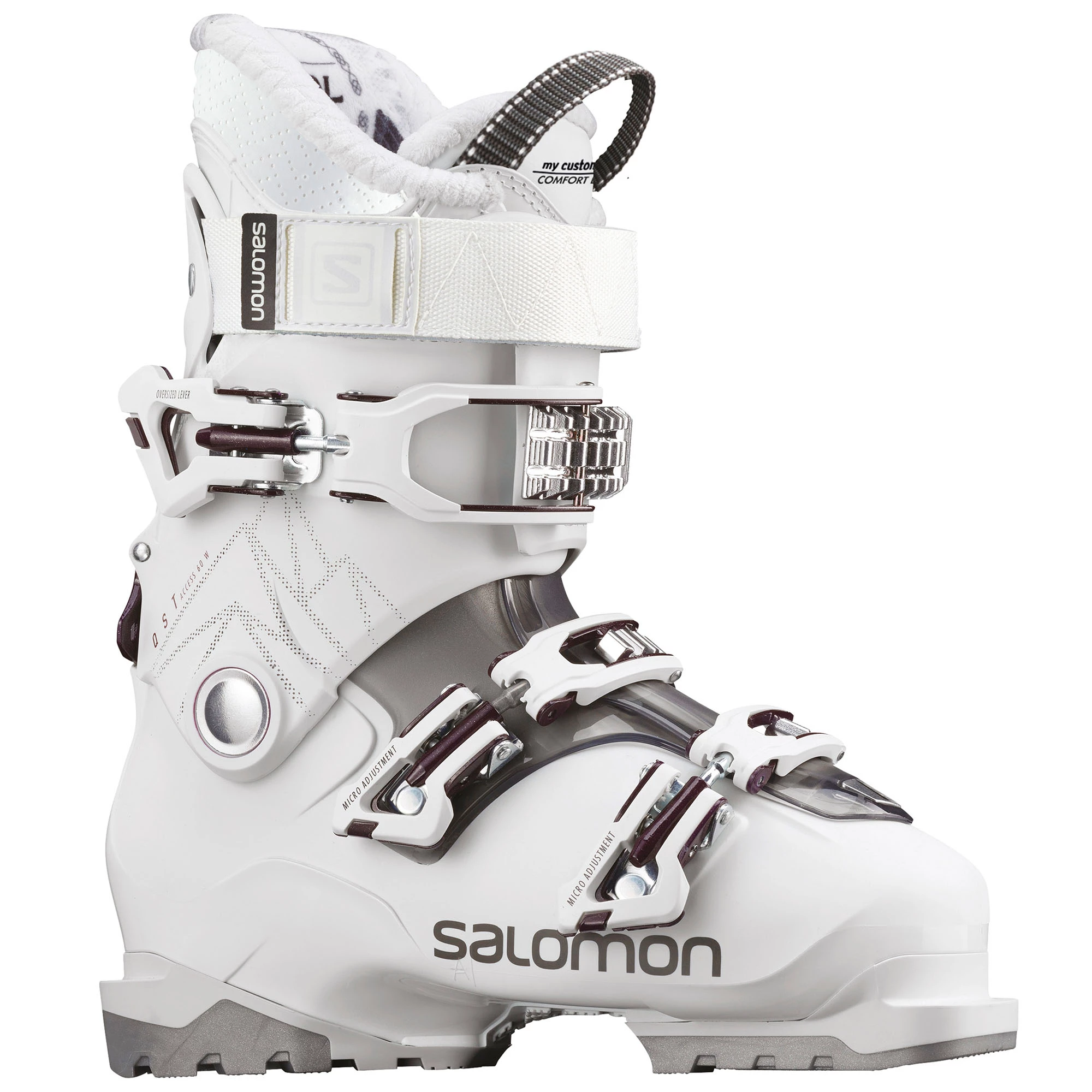 Salomon Womens QST ACCESS 60 All-Mountain Resort Wide Ski Boots 23 3 Salomon Womens QST ACCESS 60 All-Mountain Resort Wide Ski Boots 23