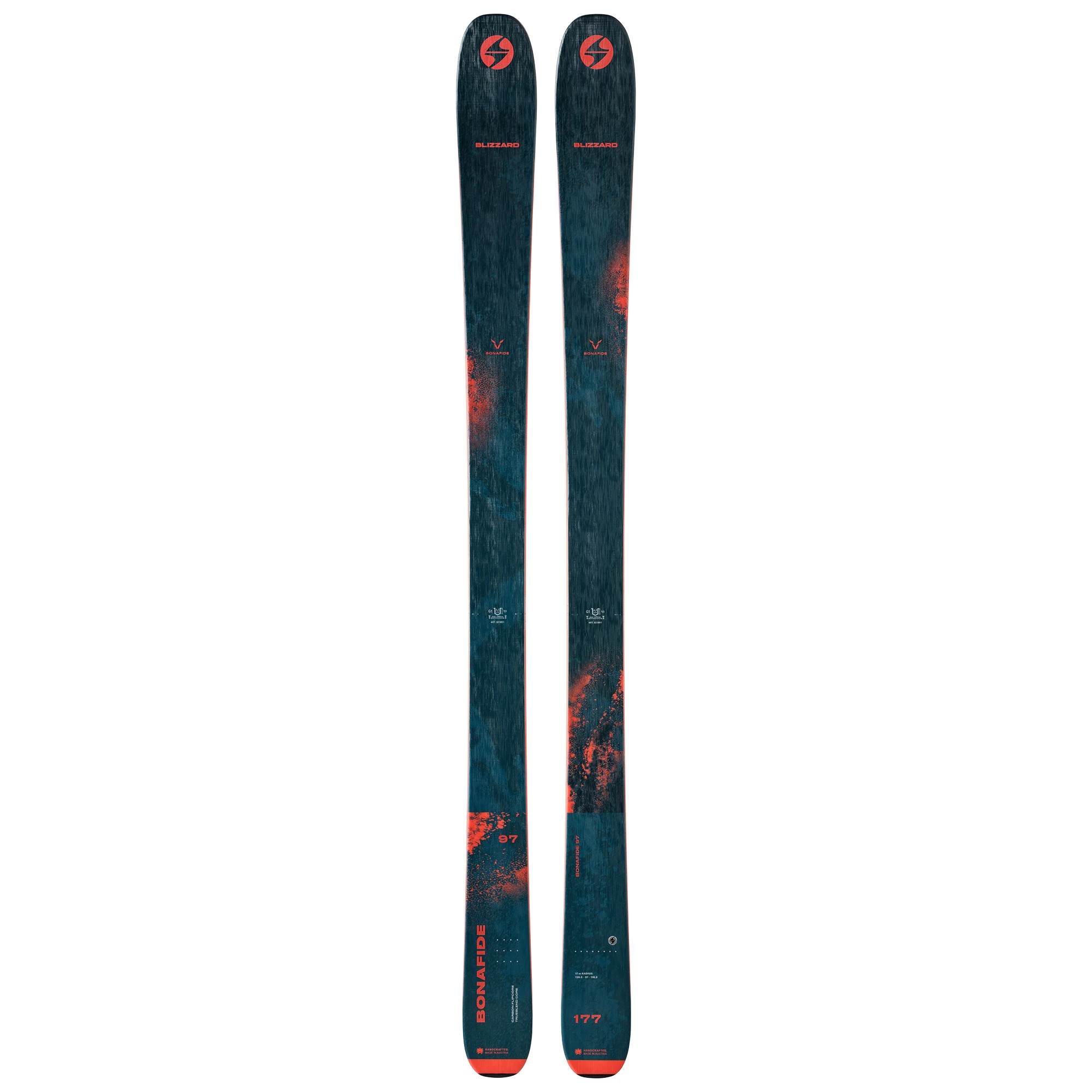 Blizzard Mens Bonafide 97 Skis 23 3 Blizzard Mens Bonafide 97 Skis 23