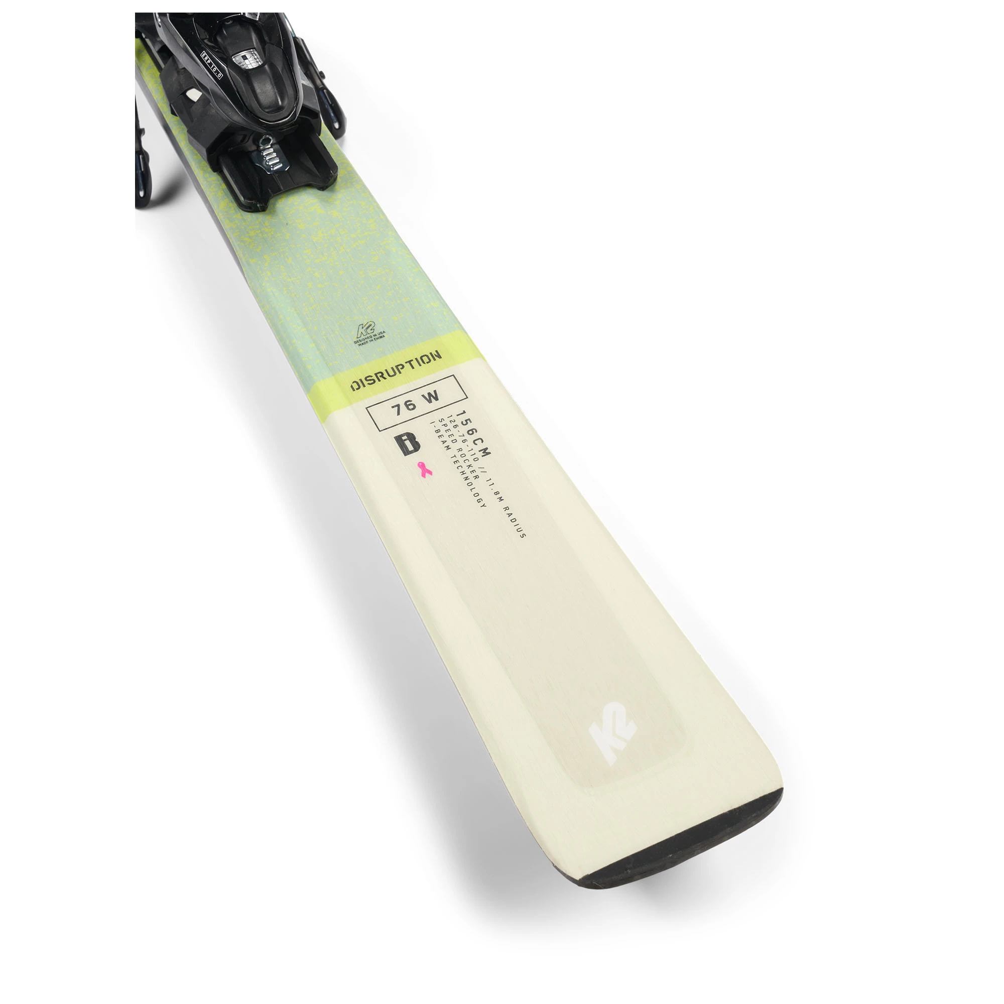 K2 Skis Womens Disruption 76 W Skis With Quikclik Free Bindings 23 5 K2 Skis Womens Disruption 76 W Skis With Quikclik Free Bindings 23 - Image 3